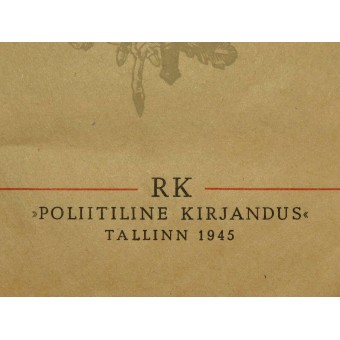 Kampfchronik des Estnischen Garde-Schützenkorps im RKKA, limitierte Auflage, 1945. Espenlaub militaria